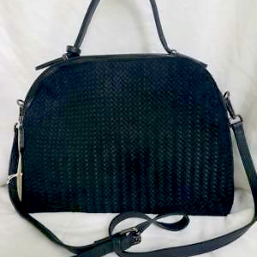Giorgia Milani Leather Satchel Handbag